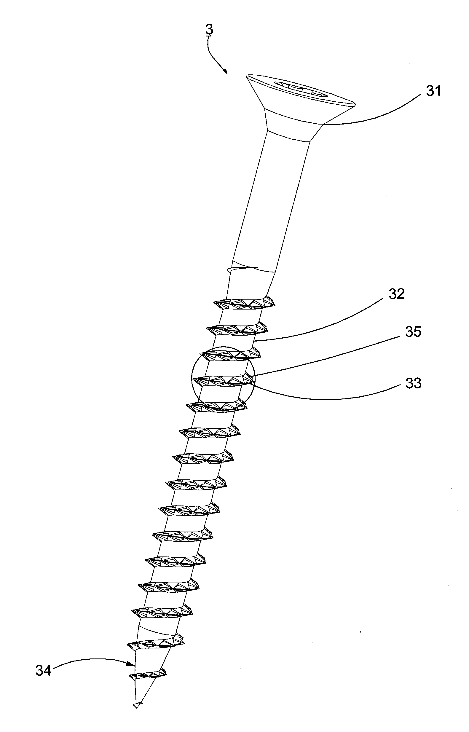 Screw with low drilling resistance