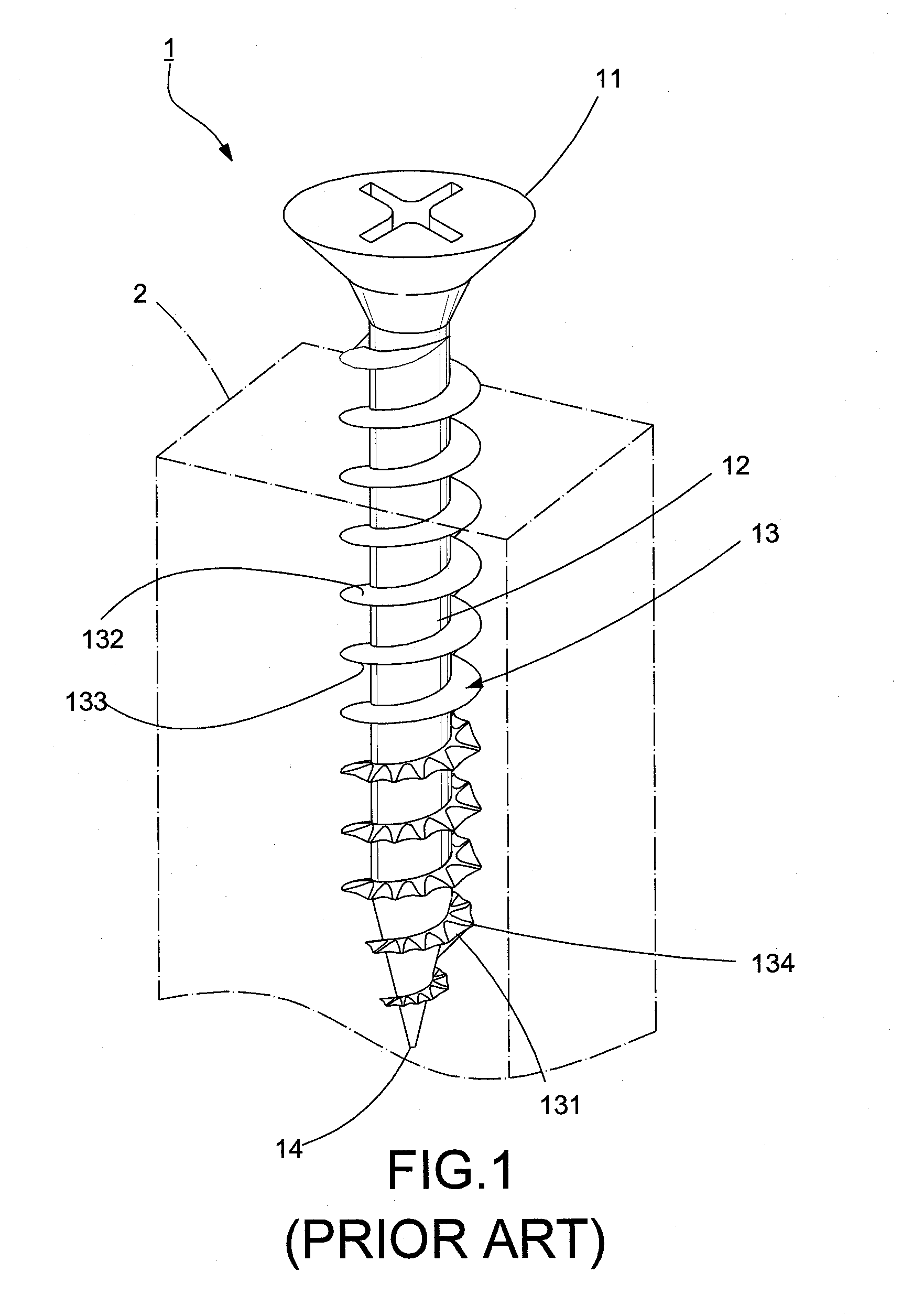 Screw with low drilling resistance