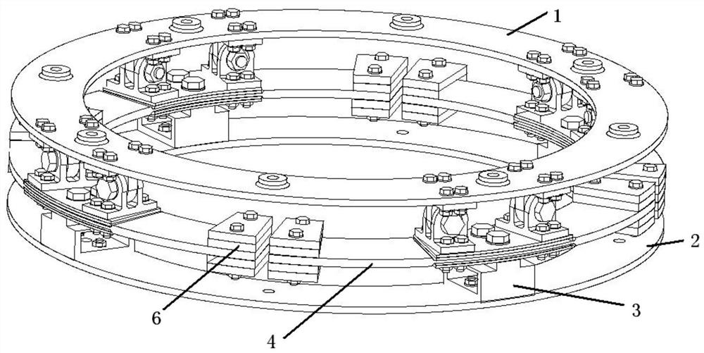 A Helicopter Ring Vibration Isolation Device