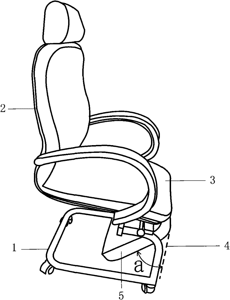 Seat and sleep dual-purpose office chair