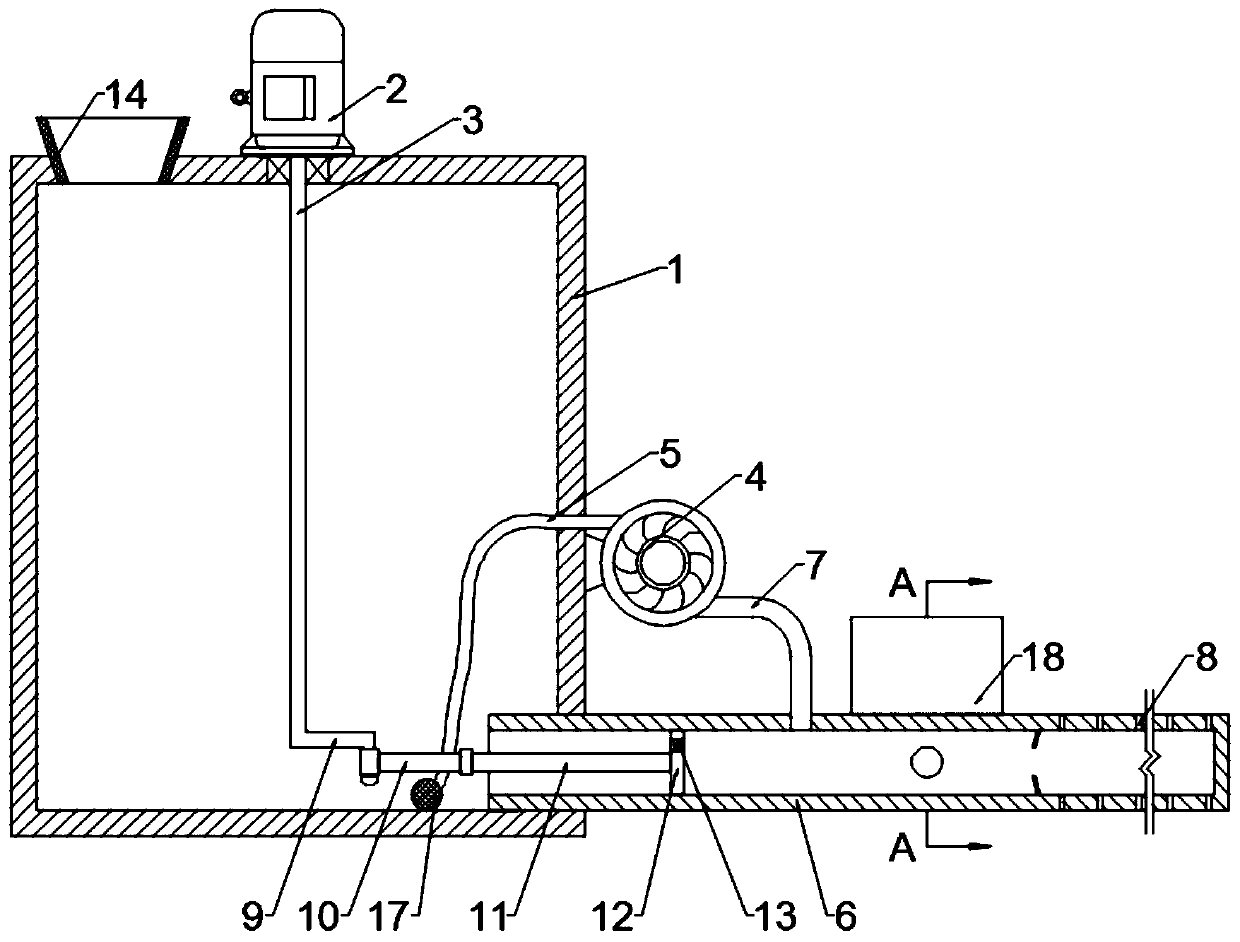 Corn fertilization device with automatic watering function