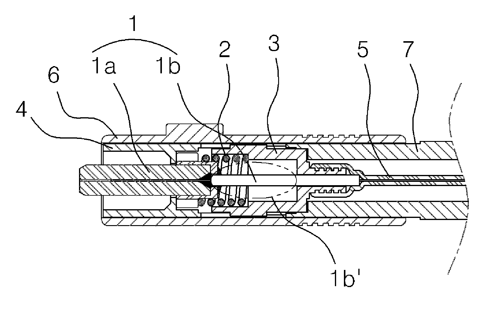 Optical fibre connector and an assembly method for the same
