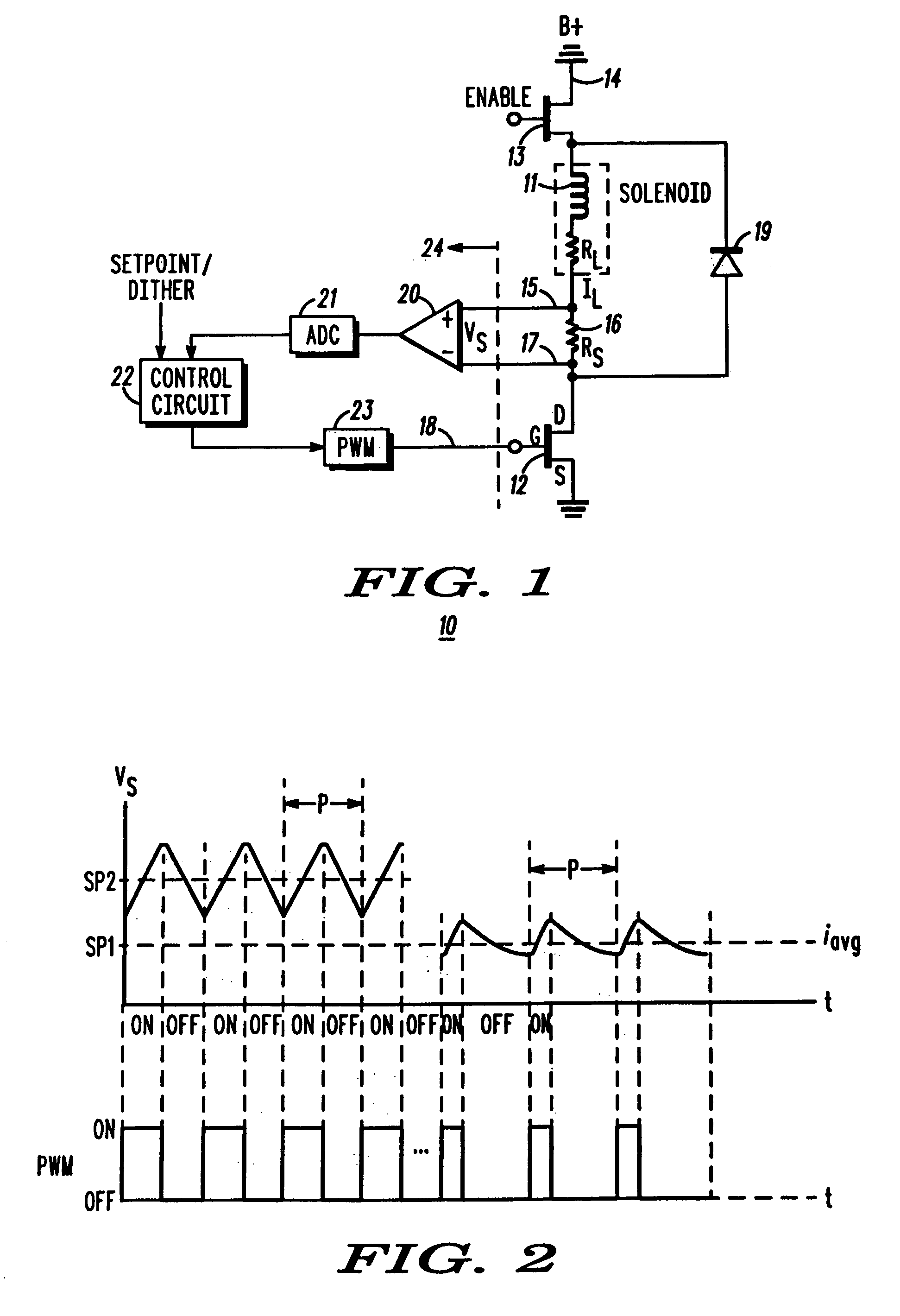 Frequency-controlled load driver for an electromechanical system