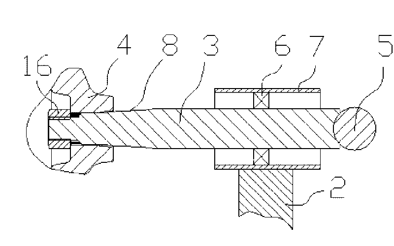 Static twist positioning and clamping device of steering wheel