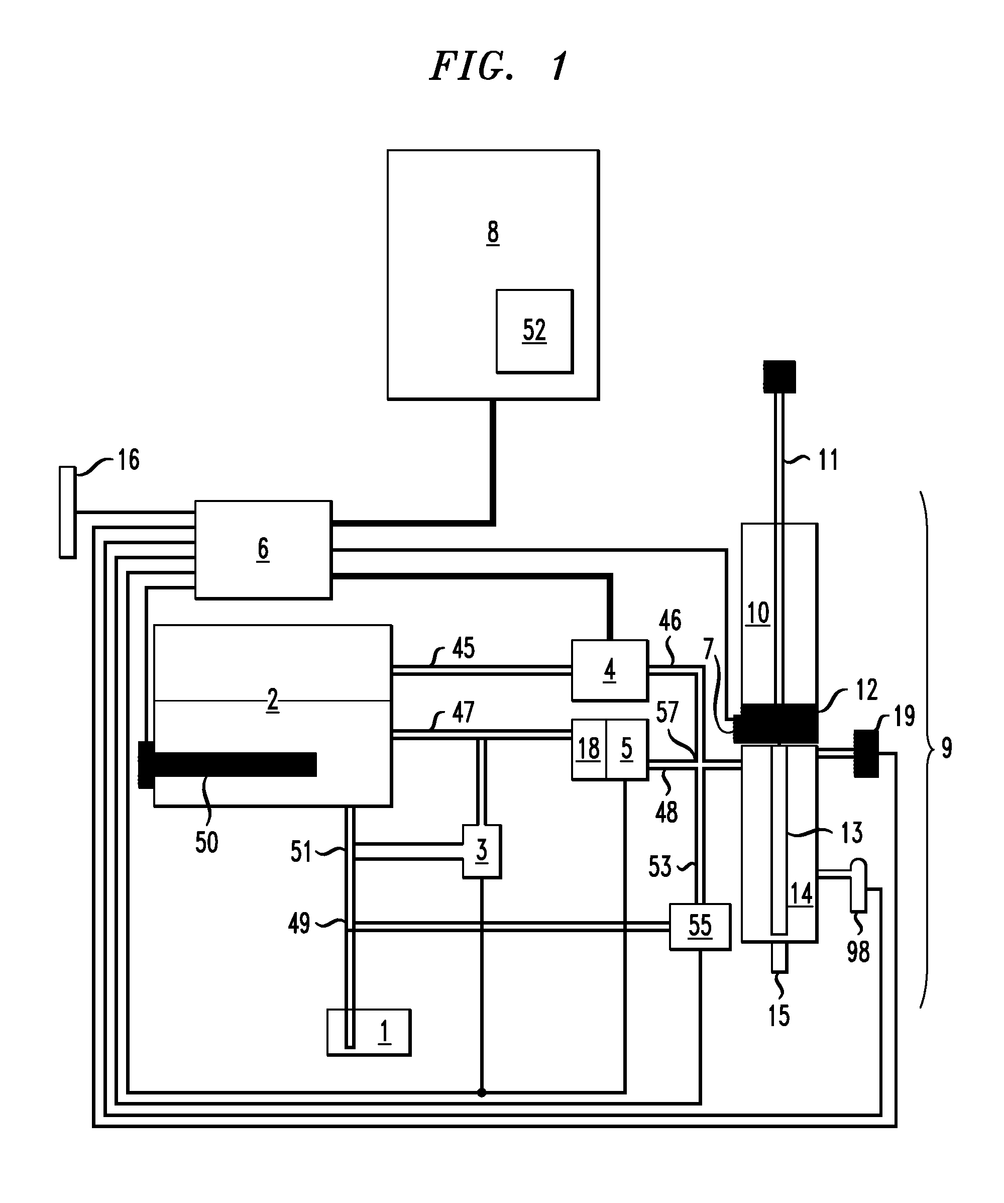 Hot beverage brewing system and use thereof