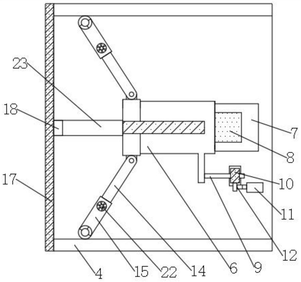 High-stability drainage type air-cooled engine for automobile