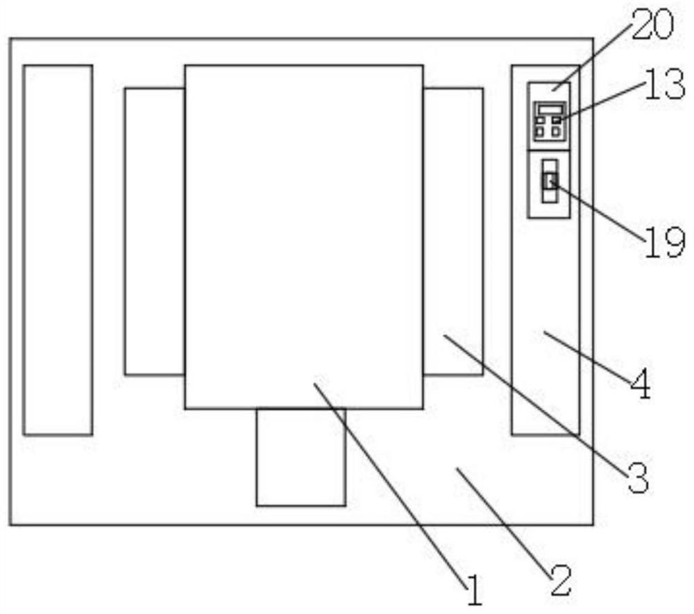 High-stability drainage type air-cooled engine for automobile