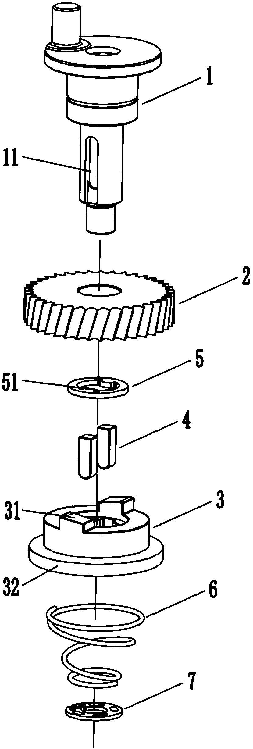 Clutch structure for electric hammers