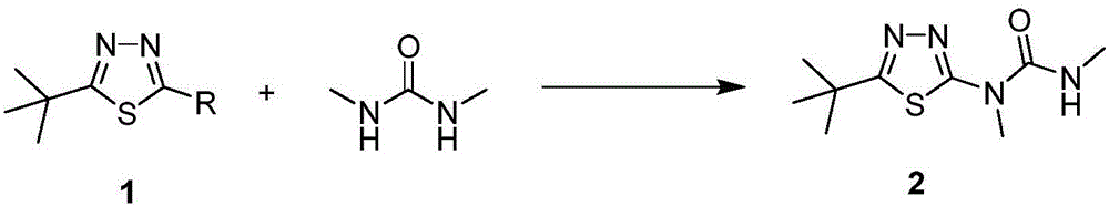 Tebuthiuron synthesis method