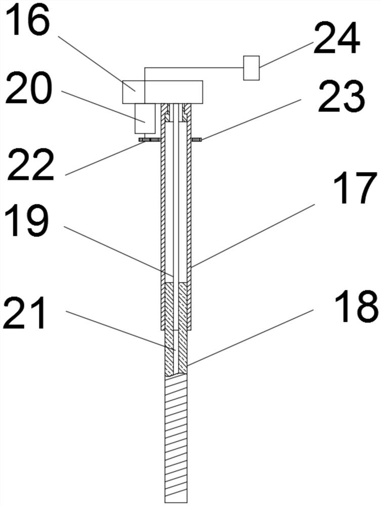 Detection device for electric vehicle reinforced corrosion test