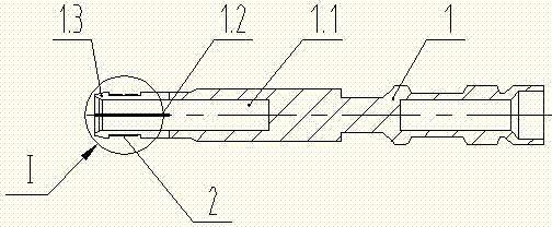 Female pin for cable connector