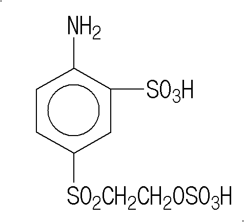 Preparation method of sulfonated para-ester serving as dye intermediate