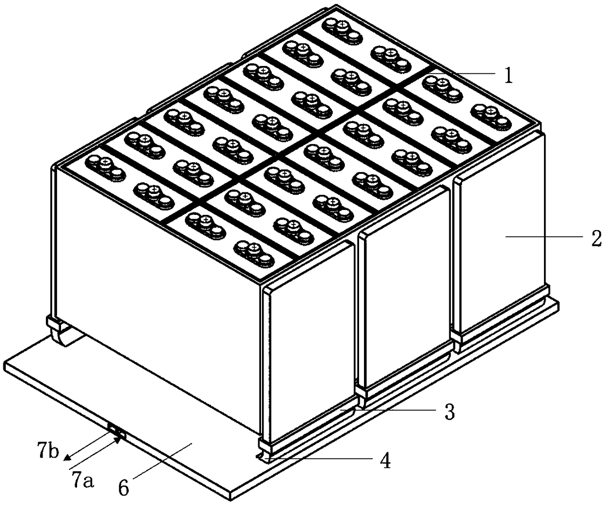 Battery module-based integrated heat exchange structure