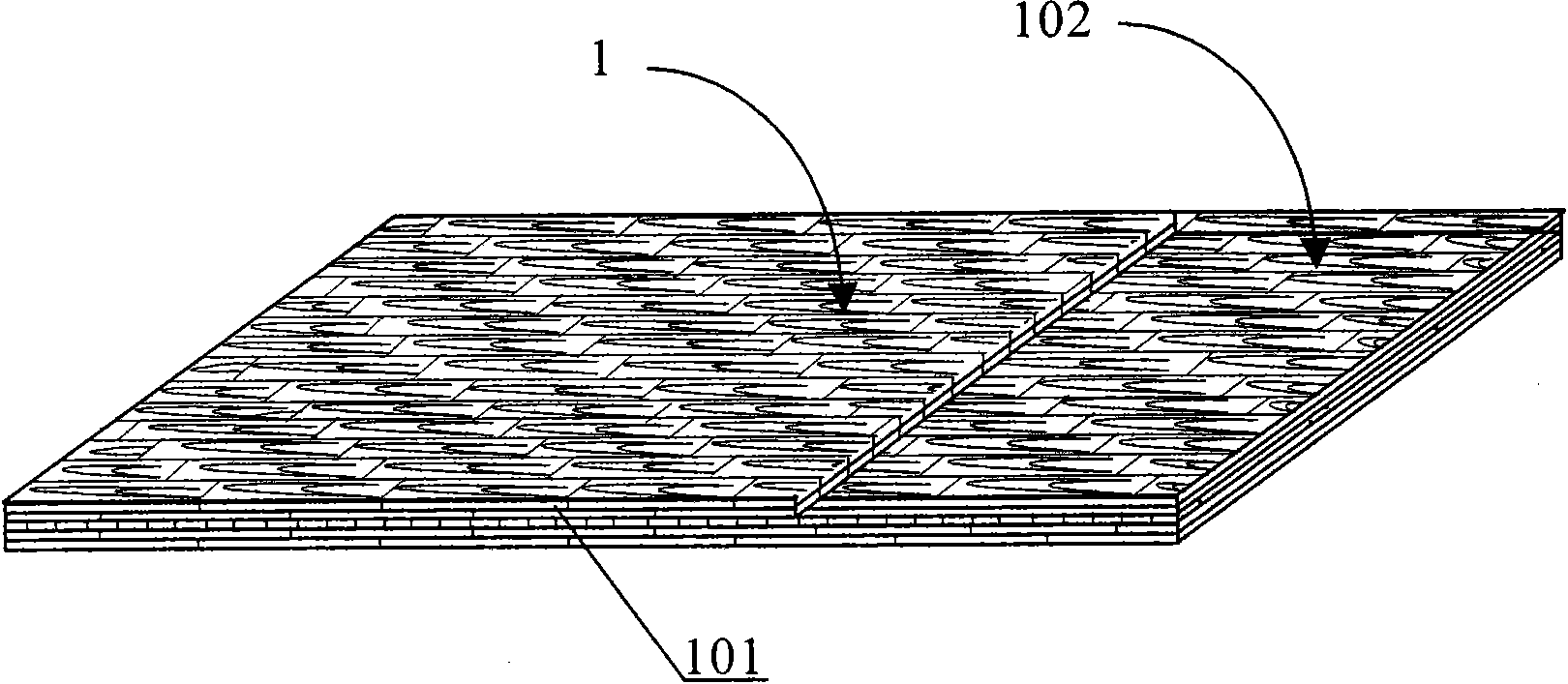 High-performance wood restructuring laminated wood and manufacturing method thereof