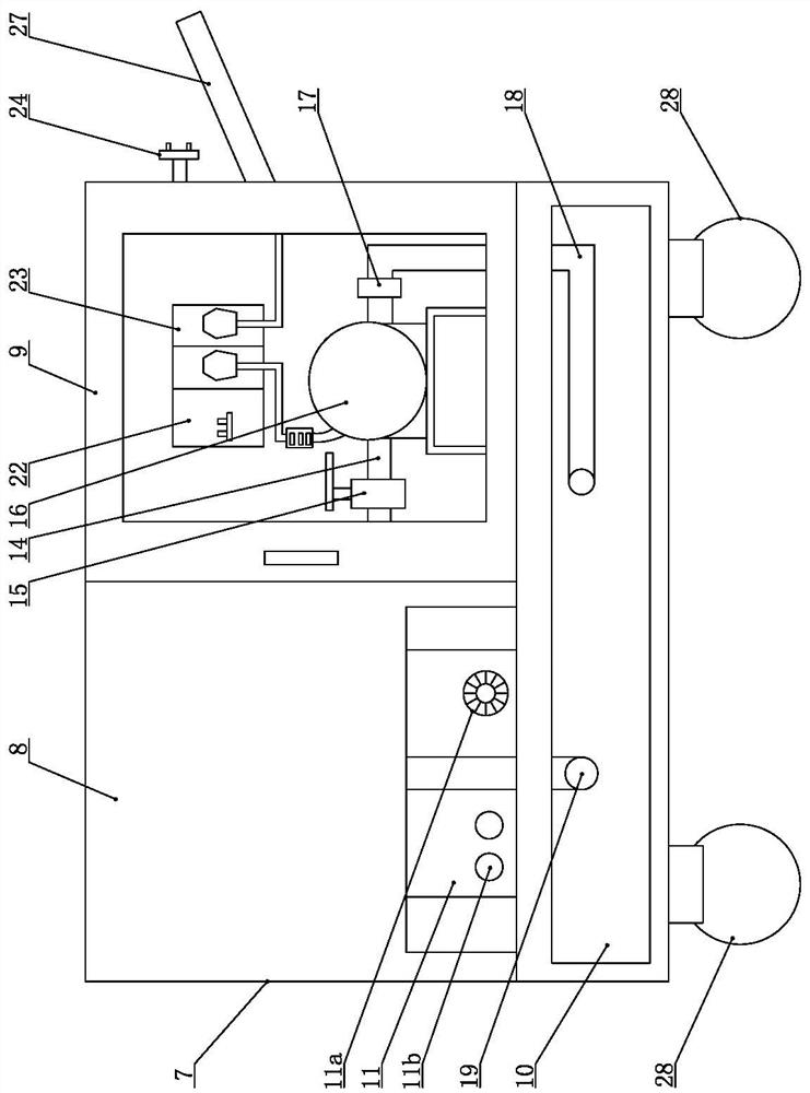 Gas production device of high-gas-content well