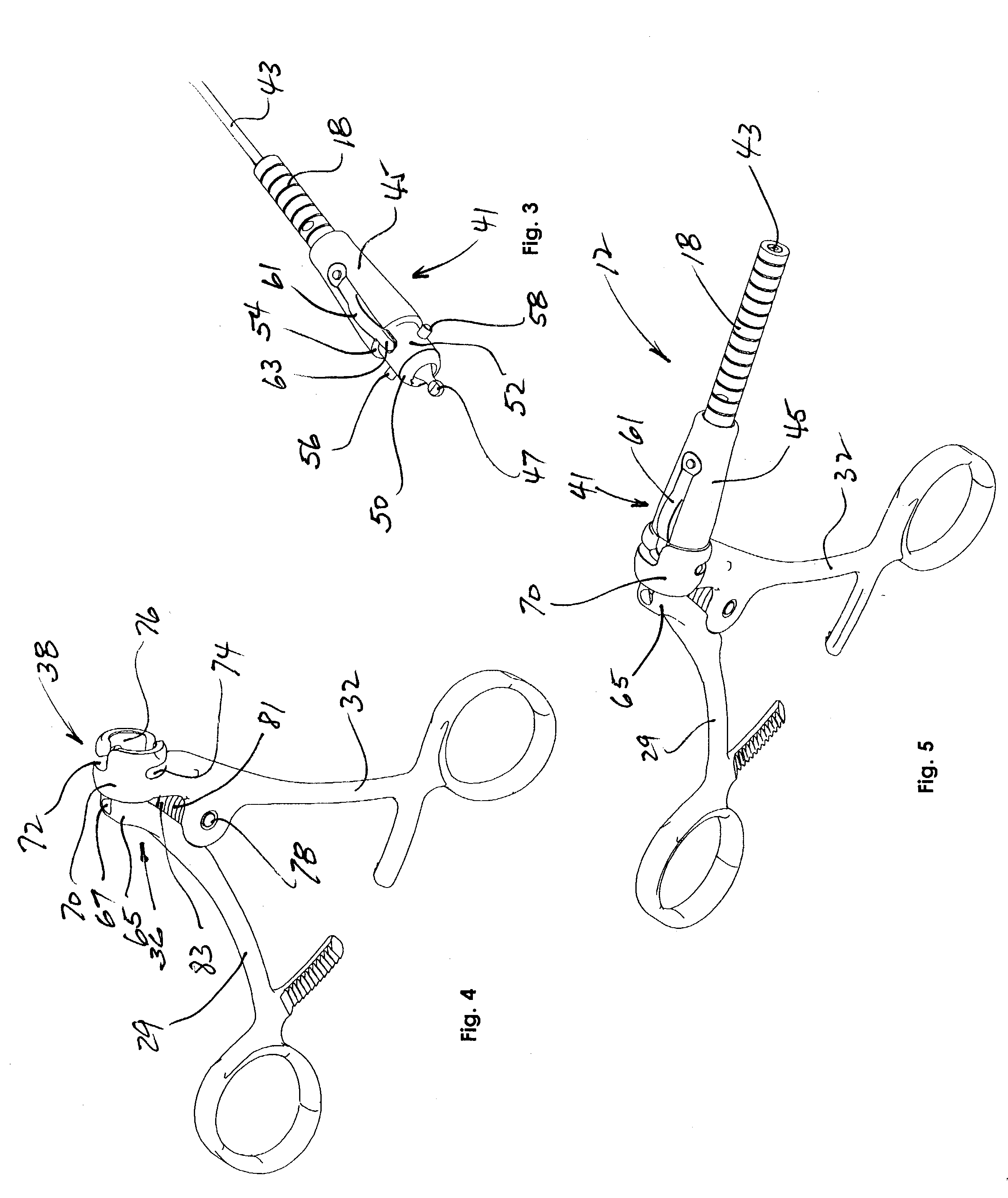 Surgical instrument with removable shaft apparatus and method