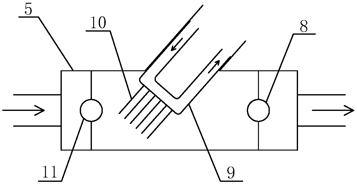 Gas boiler smoke waste heat utilization and white mist removal system and method