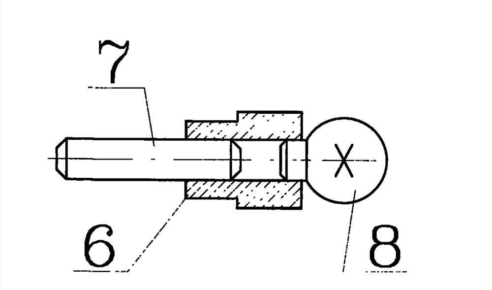 Simple flexible positioning method for continuous external surface of workpiece