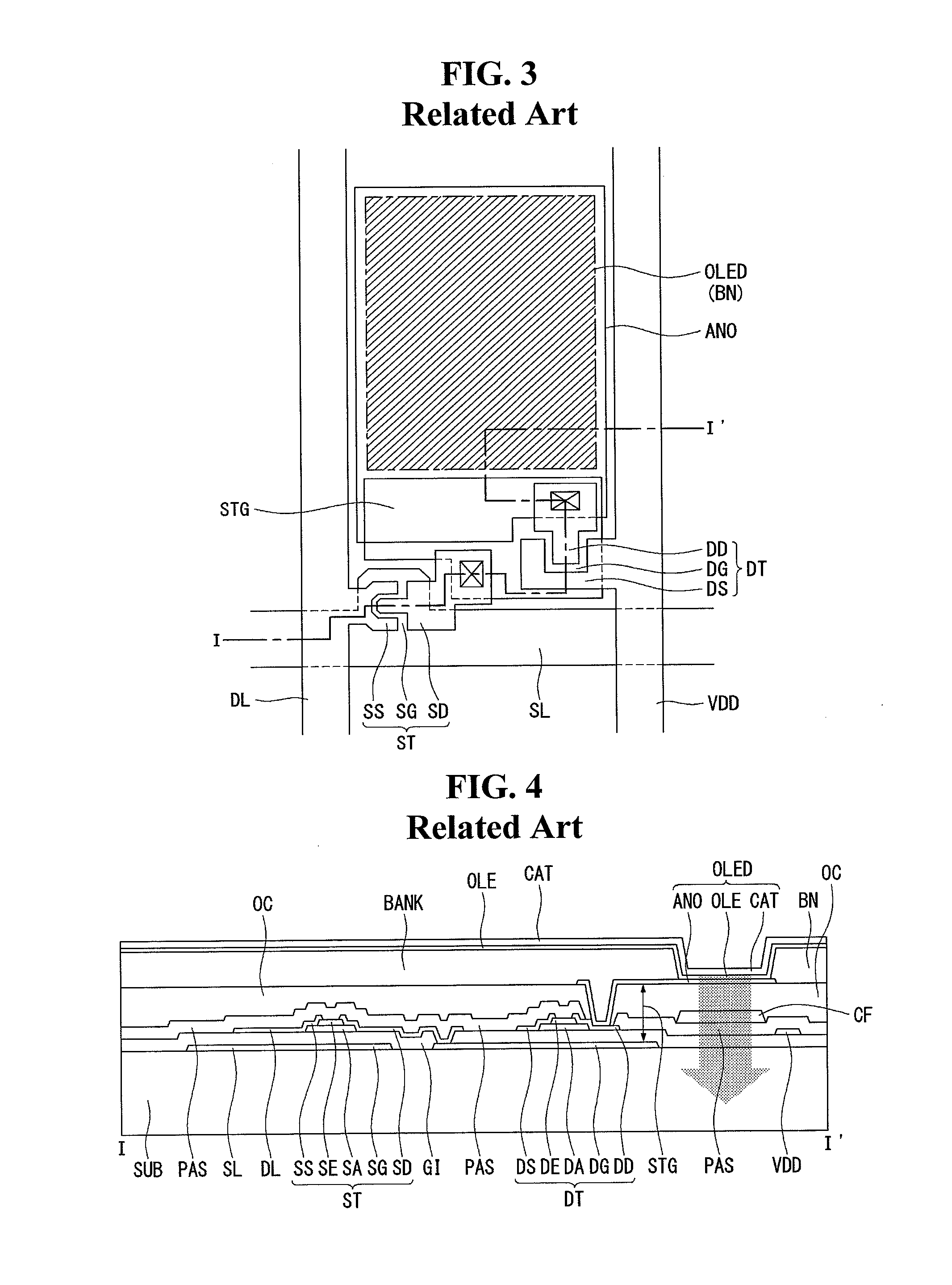 Organic light emitting diode display having thin film transistor substrate using oxide semiconductor
