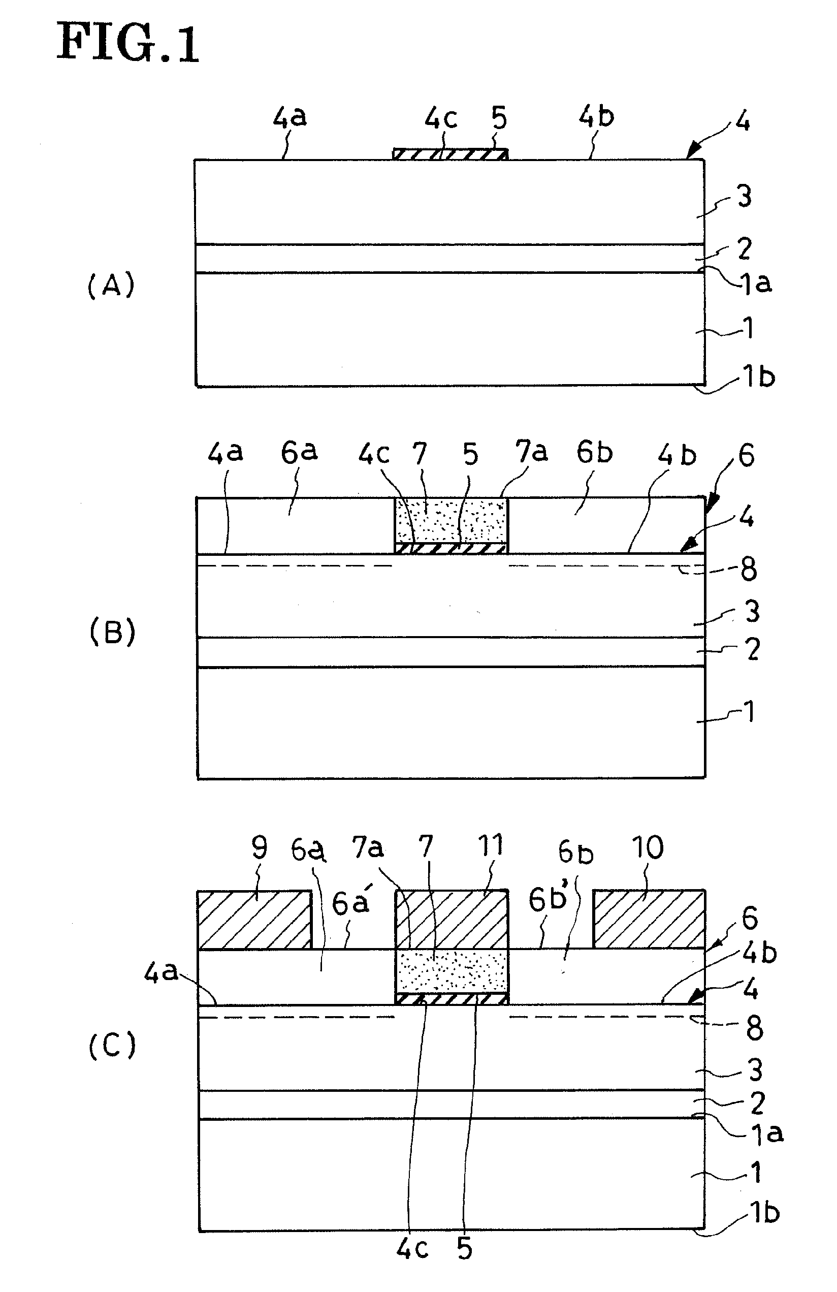 Field-effect semiconductor device and method of fabrication