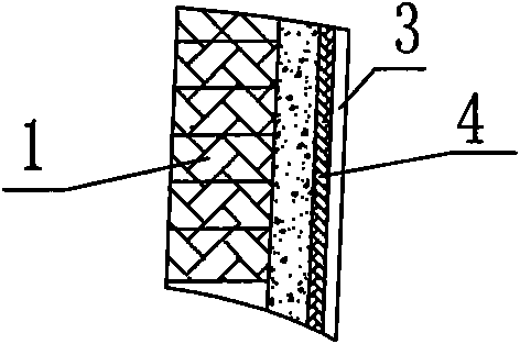Masonry method of permanent ladle layer by using magnesia carbon bricks