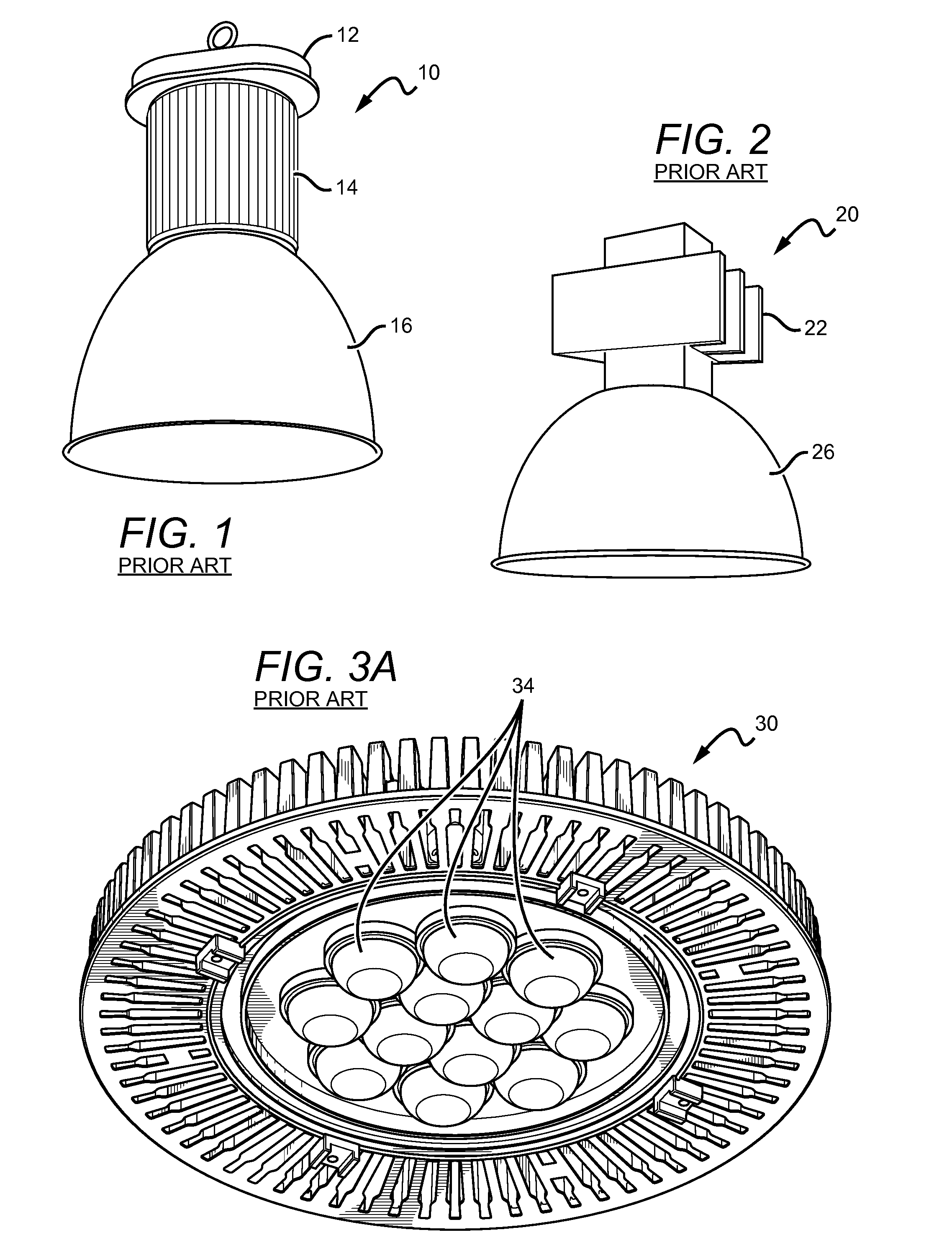 Lighting fixture with reflector and template PCB
