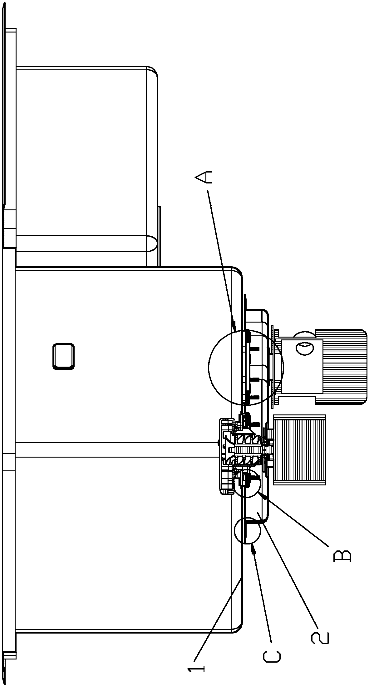 Water containing mechanism of water sink