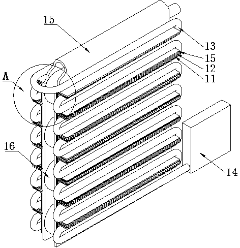 Air conditioner waste heat and waste energy power generation device