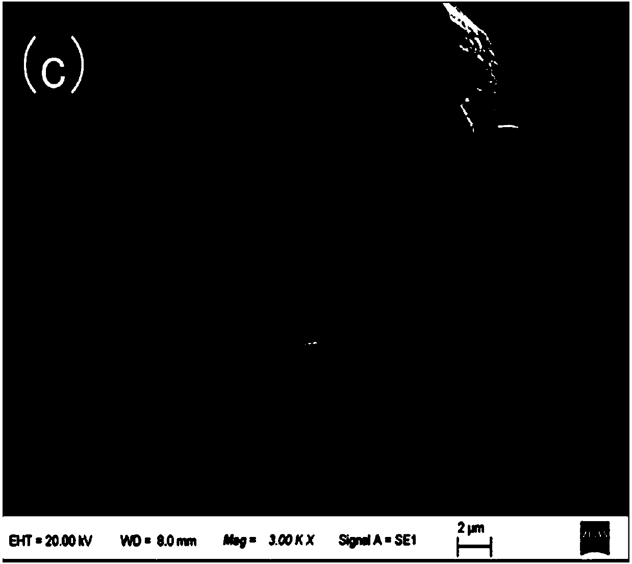 Graphene doped metallic oxide electrode material and preparation method thereof