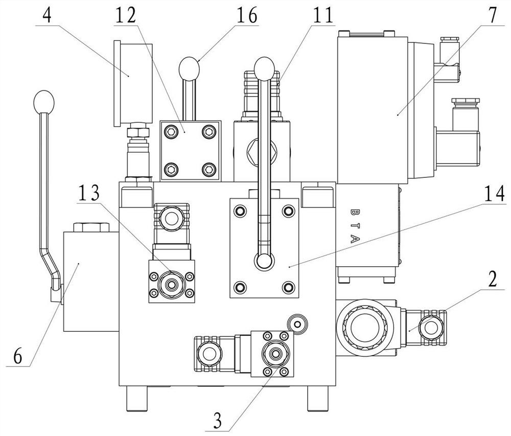 A control method of a hydraulic speed regulating system with manual automatic switching