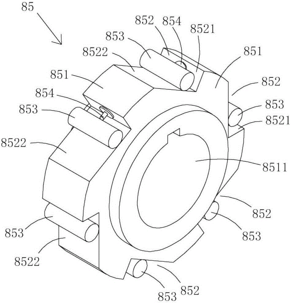 Grain unloading device used for logistics granary