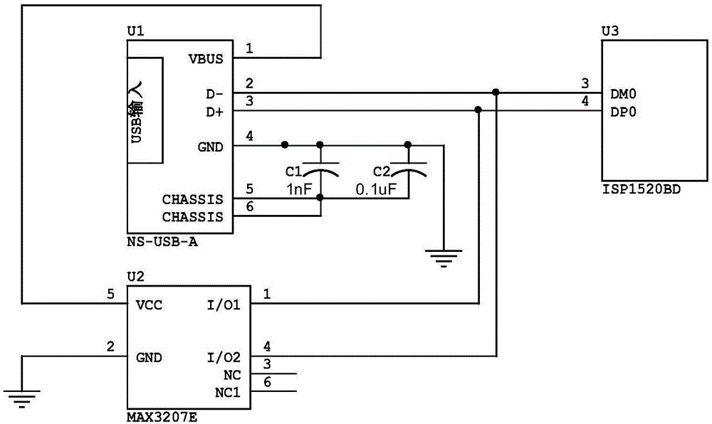 RS232/422/485 serial module based on USB interface
