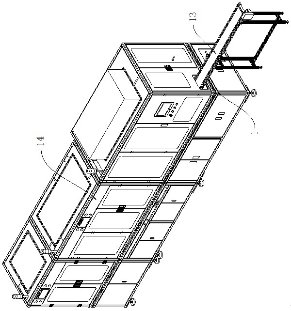 Chip mounting equipment and process for mounting polarizer on glass workpiece