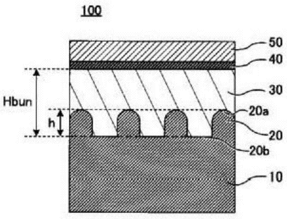 Optical substrate, semiconductor light-emitting element, and manufacturing method for same