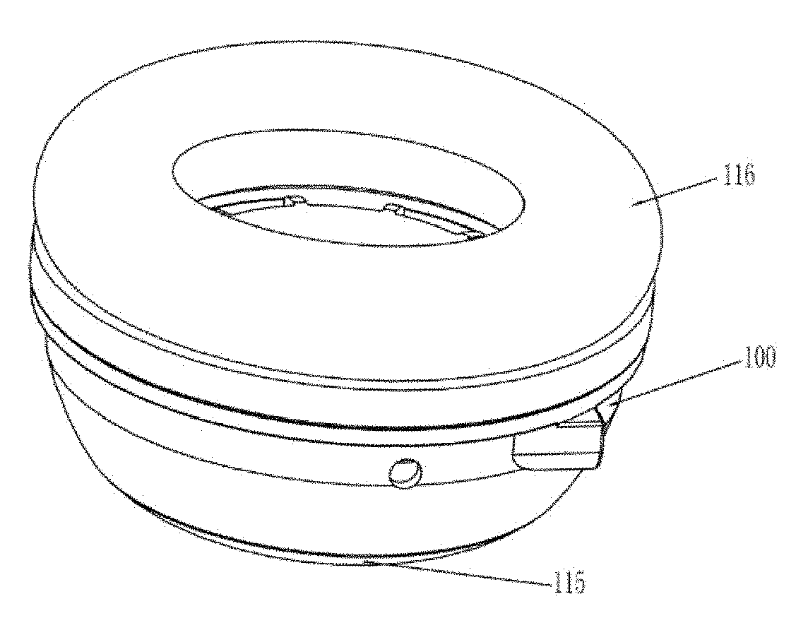 Headphones with frequency-based divisions