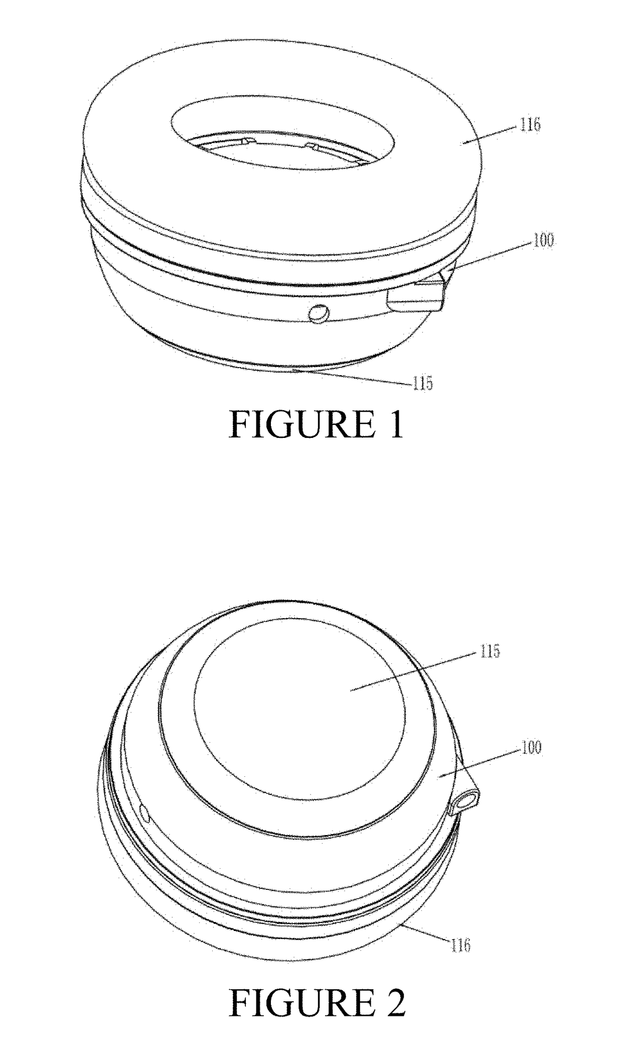 Headphones with frequency-based divisions