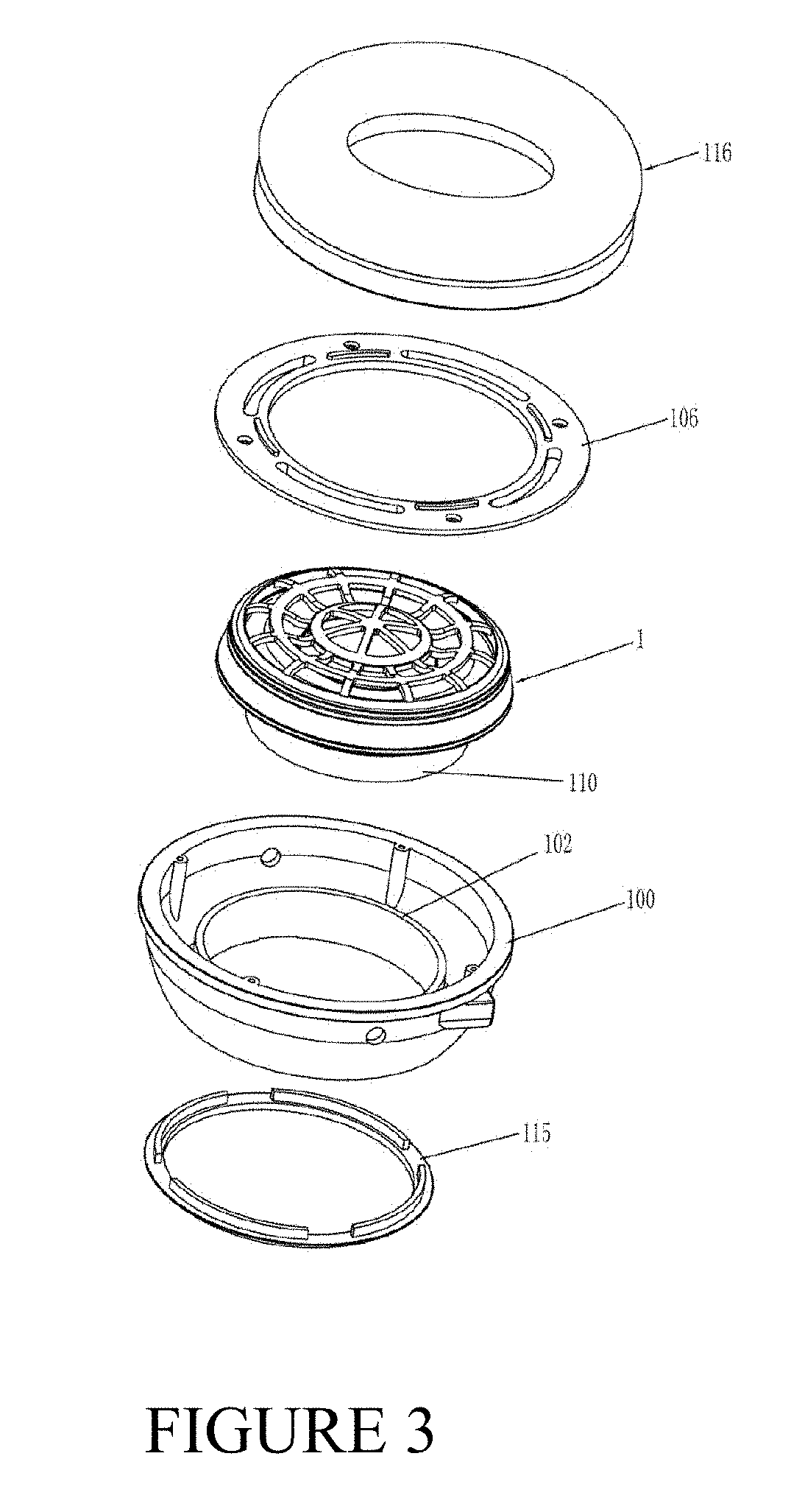 Headphones with frequency-based divisions