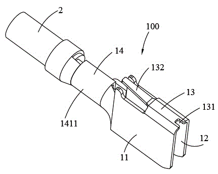 Cable assembly and power supply connector thereof