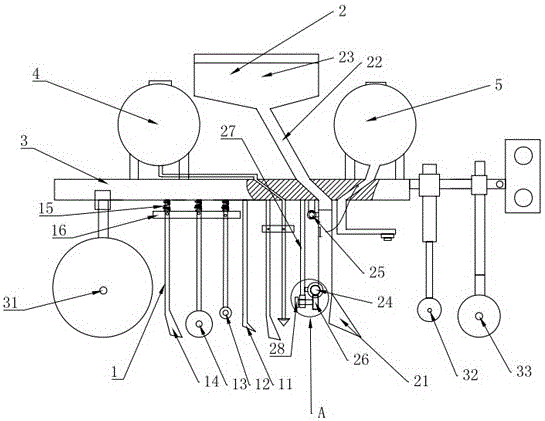 Plastic film mulching machine used for planting of agricultural products