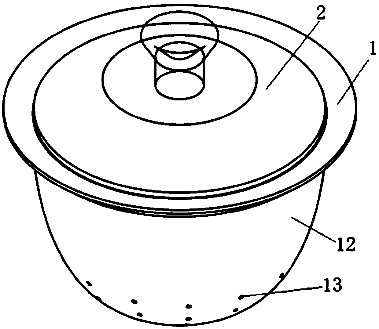 Integrated functional tea ware containing cover bowl, serving cup and filter screen and preparation method thereof