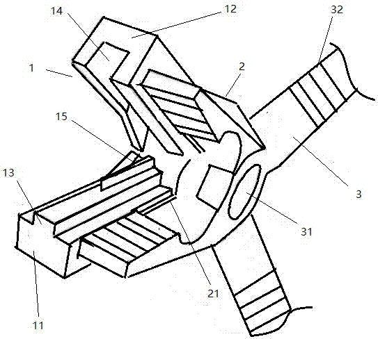 Optical fiber separating jig