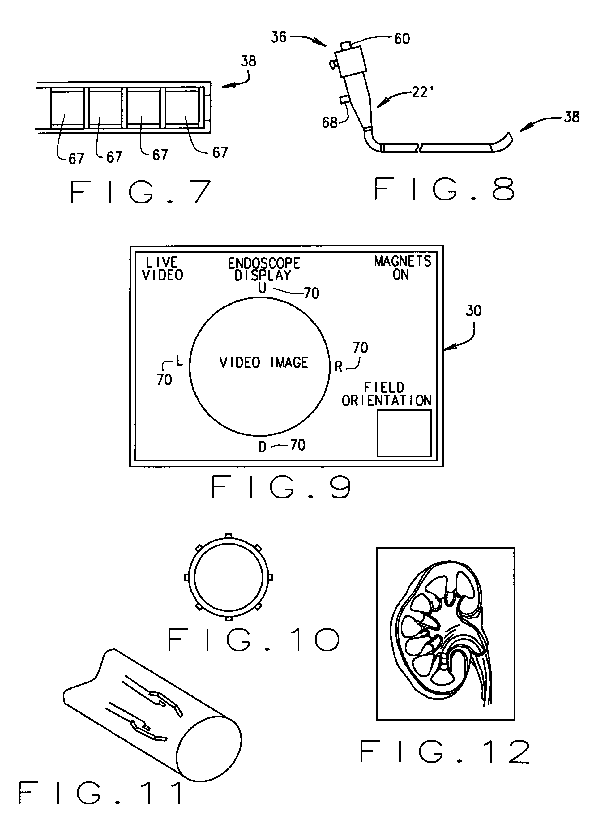 Method and apparatus for magnetically controlling endoscopes in body lumens and cavities