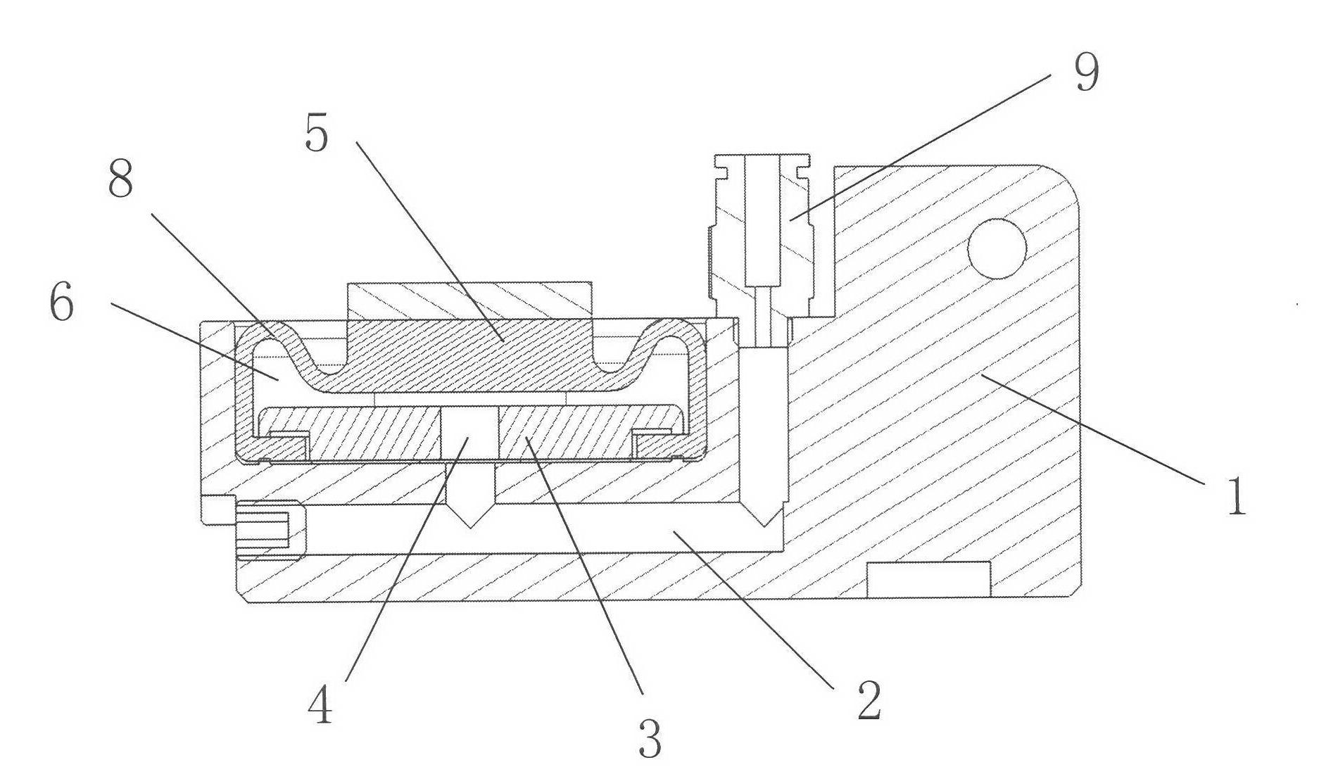 Pneumatic device of medical air-closed brake system