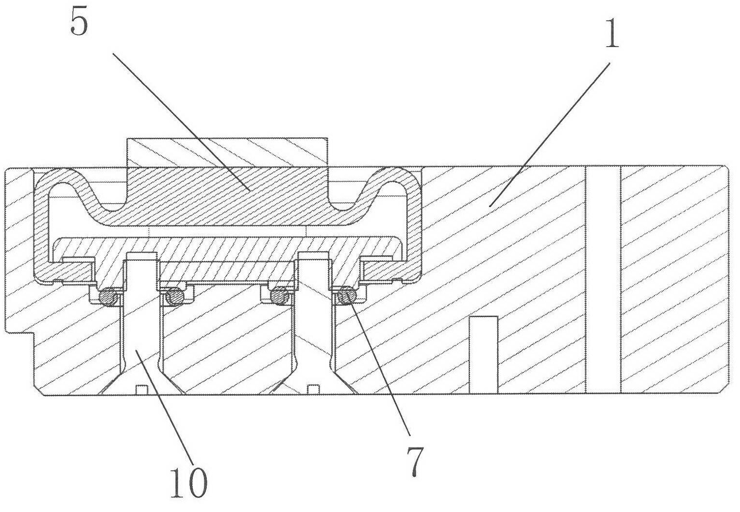 Pneumatic device of medical air-closed brake system