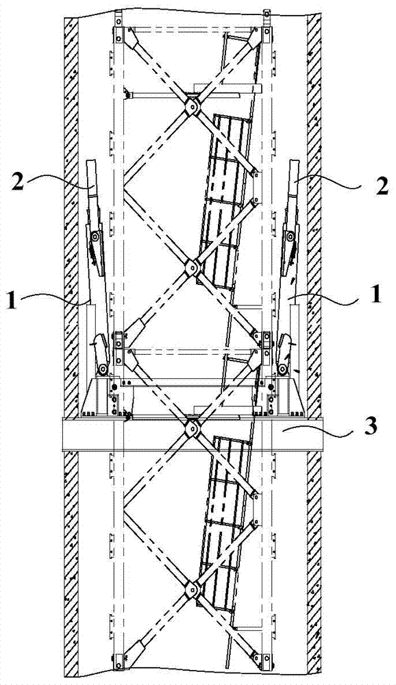 Internal climbing and jacking device of tower crane, control method and tower crane