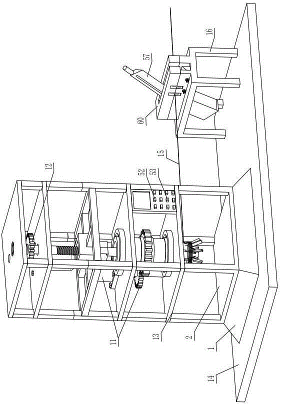 Quantitative recovery apparatus for power cables