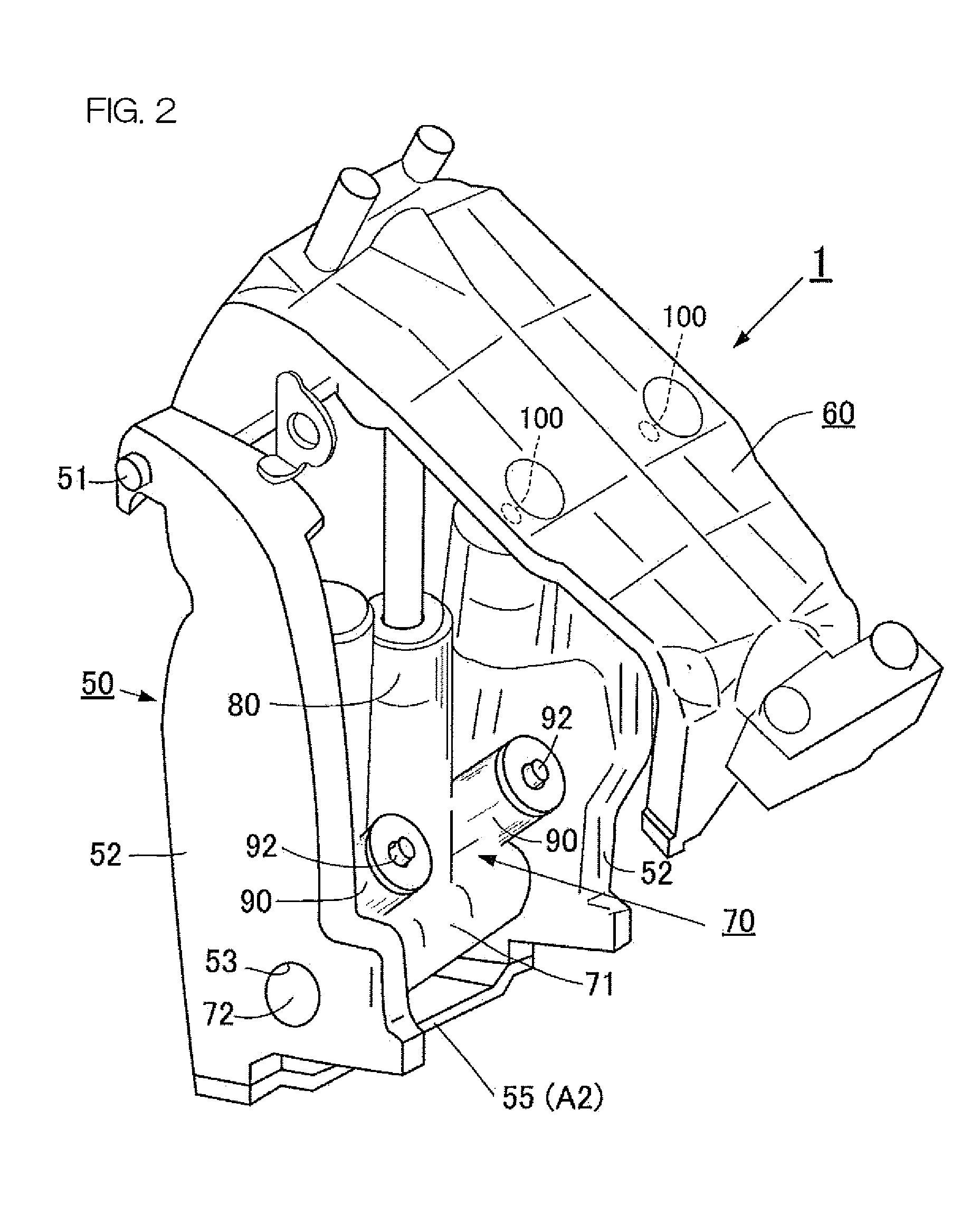 Suspension device for outboard motor, vessel propulsion apparatus, and vessel
