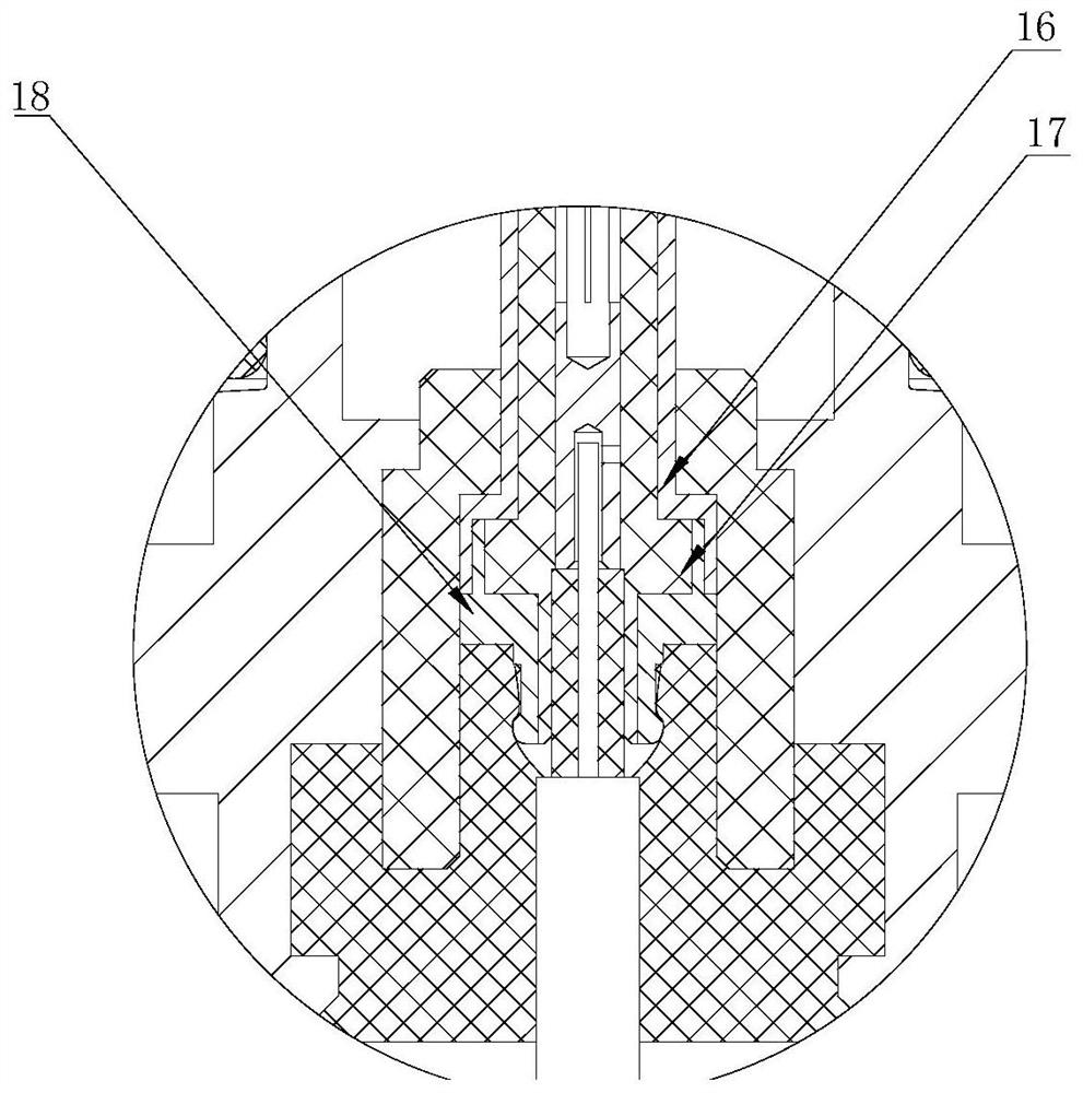 A cable tensile connection structure and a load-bearing watertight connector using the structure