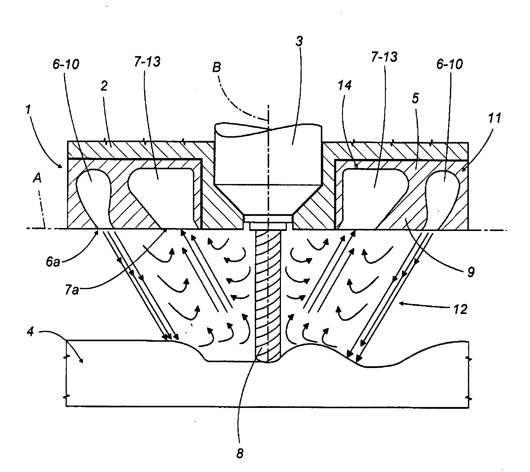 Extractor device for machine tools, welding and manufacturing machines and the like