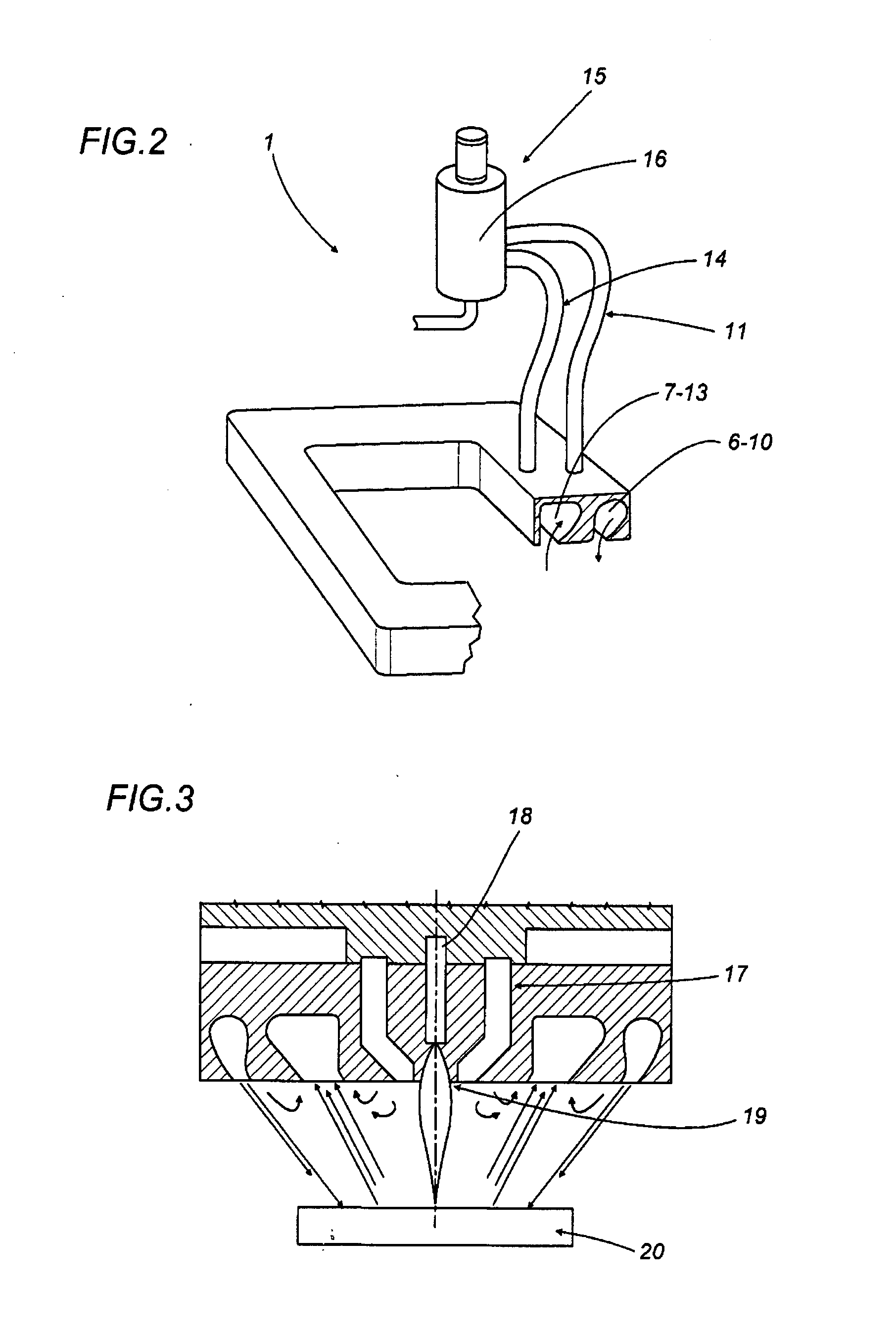 Extractor device for machine tools, welding and manufacturing machines and the like